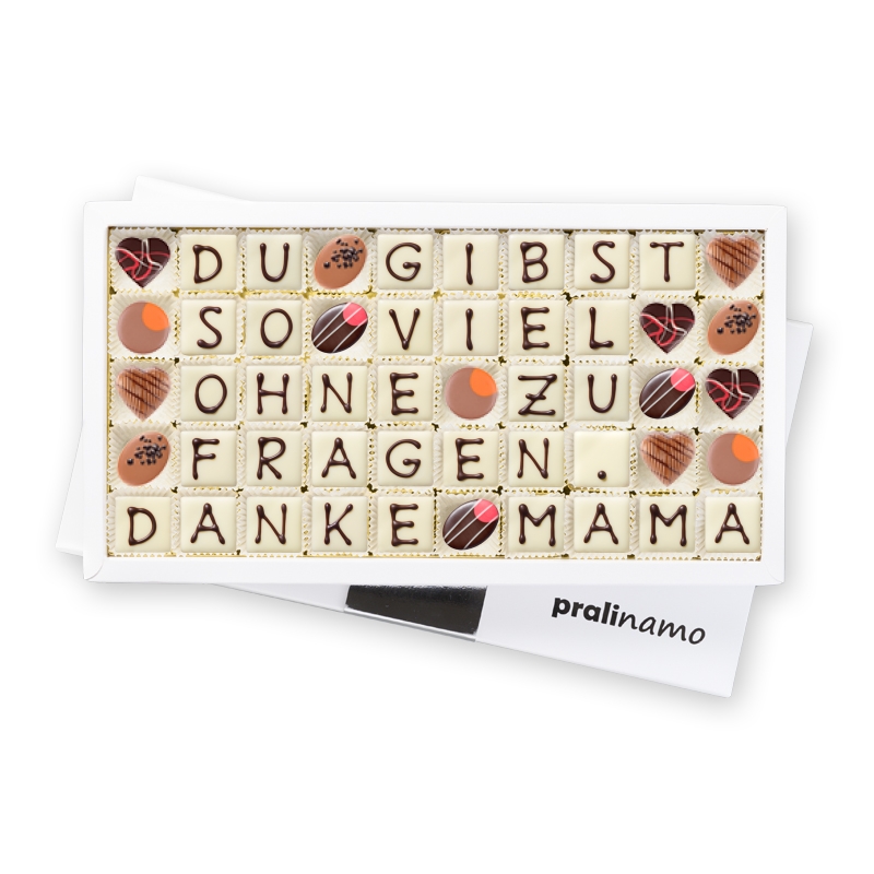 Besonderes Danke zum Muttertag - Pralinen