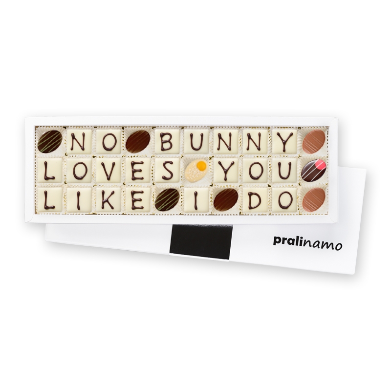 Bunny loves you - Ostergeschenk - Pralinen Bunny loves you - Ostergeschenk - Pralinen