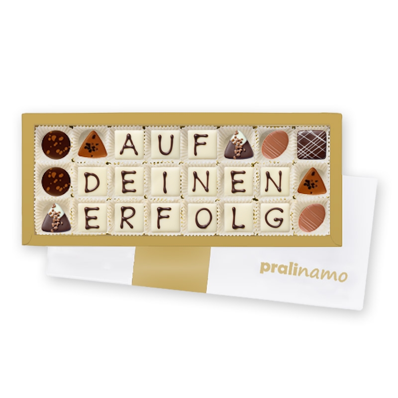 Dein Erfolg Abschlussgeschenk - Pralinen Dein Erfolg Abschlussgeschenk - Pralinen