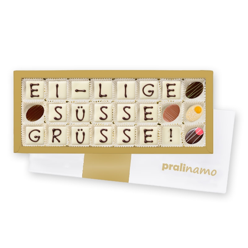 Ei-lige süße Grüße - Pralinen zu Ostern Ei-lige süße Grüße - Pralinen zu Ostern