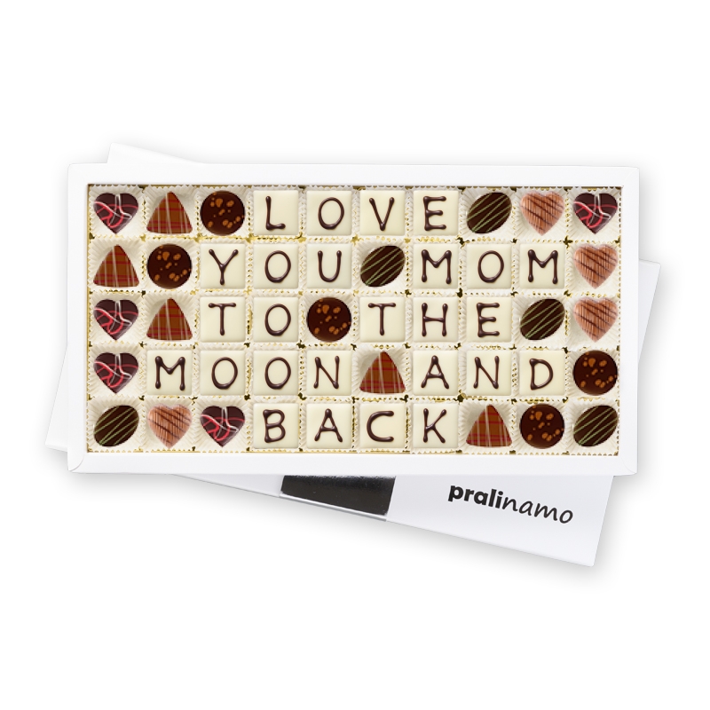 Love you mum to the moon an back - Pralinen