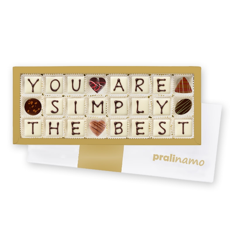 Muttertagsgeschenk - Pralinen - You are simply the best Muttertagsgeschenk - Pralinen - You are simply the best