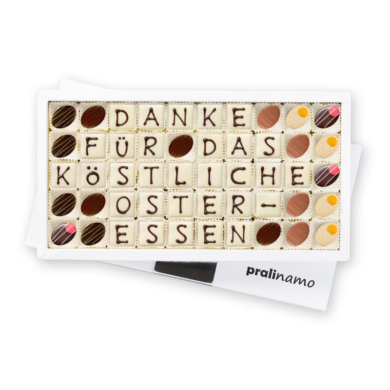Danke fürs Osteressen - Osterpralinen Danke fürs Osteressen - Osterpralinen