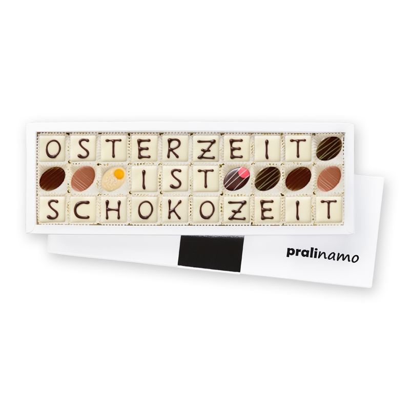 Osterzeit ist Schokozeit - Pralinen als Ostergeschenk Osterzeit ist Schokozeit - Pralinen als Ostergeschenk