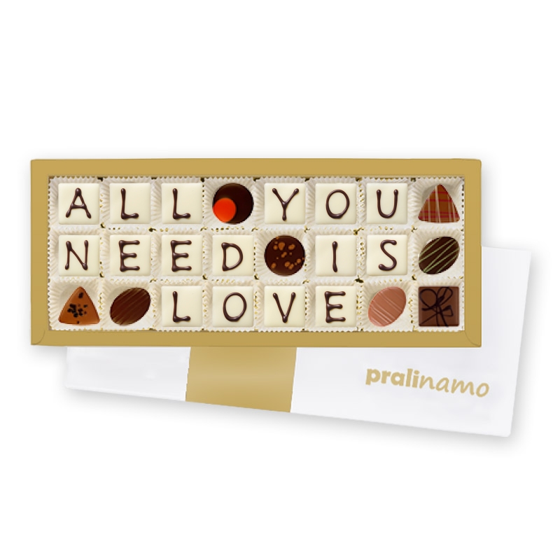 All you need is love - Pralinen 24er