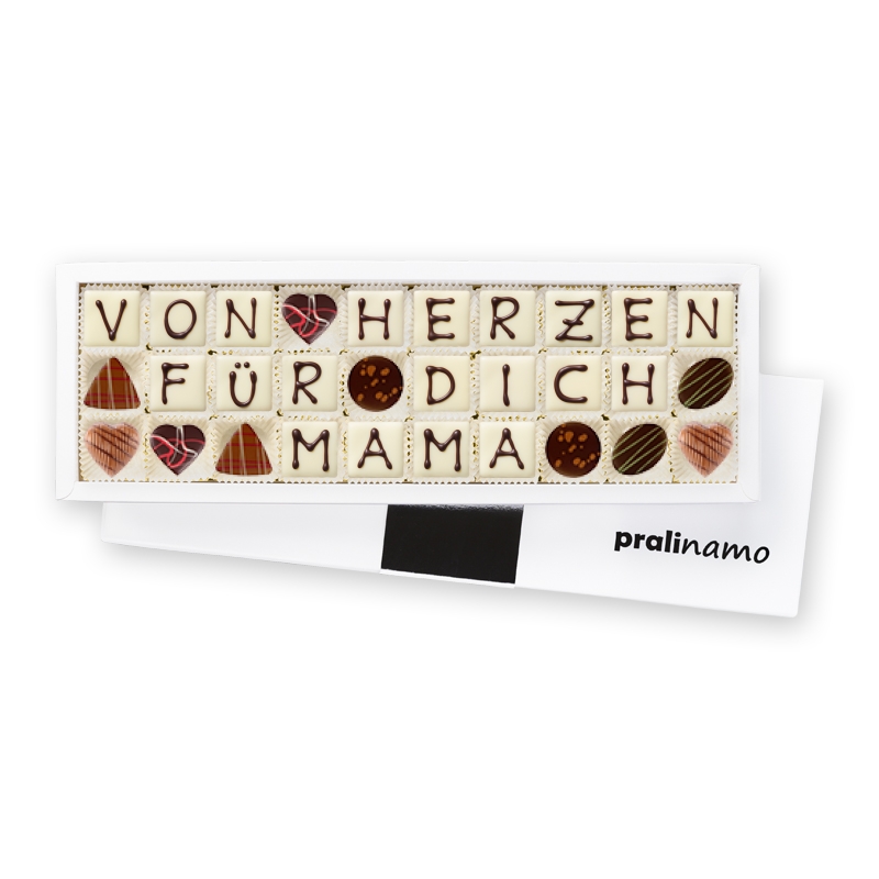 Von Herzen für dich Mama - Muttertagsgeschenk - Pralinen Von Herzen für dich Mama - Muttertagsgeschenk - Pralinen
